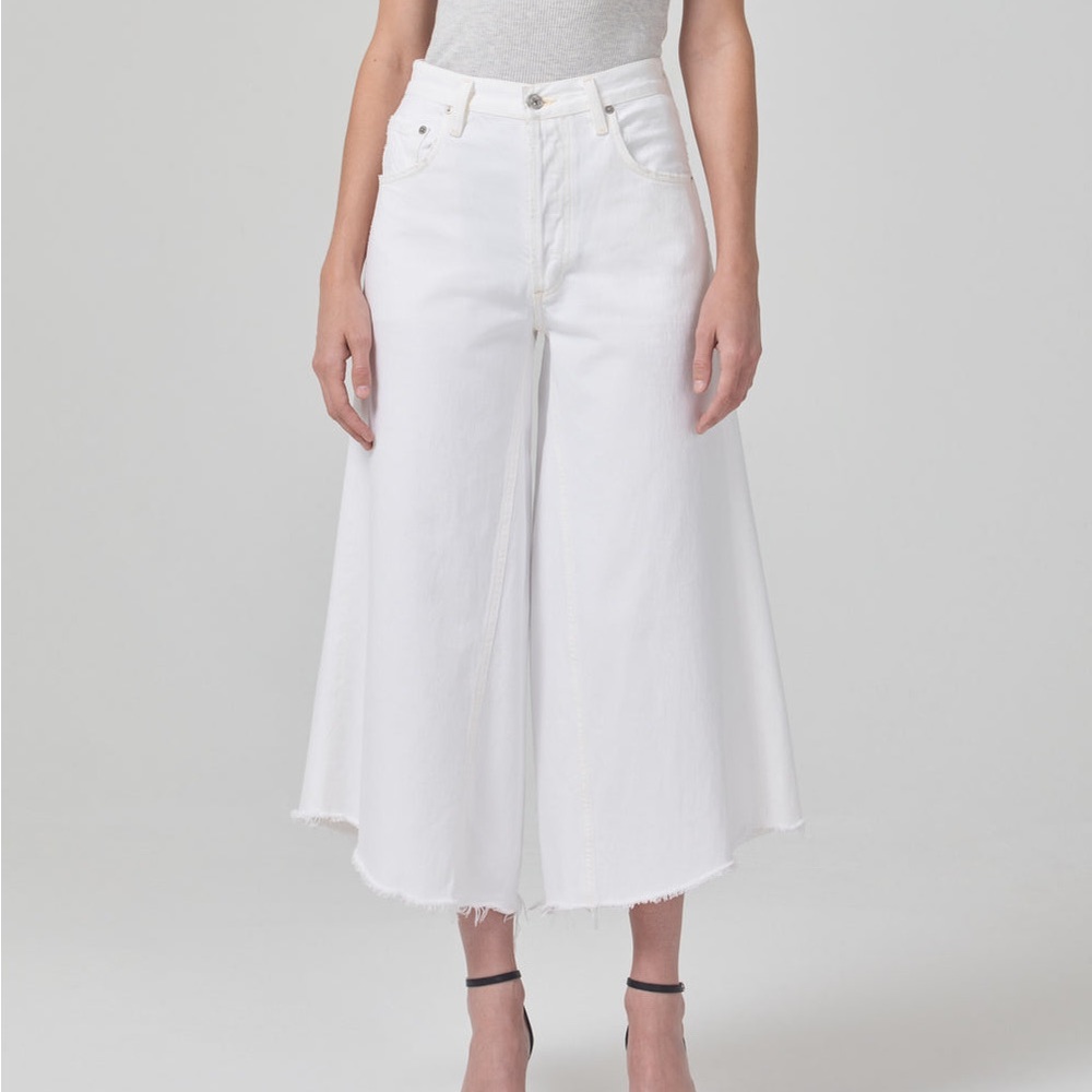 Citizens of Humanity Tessa Culotte jeans in white